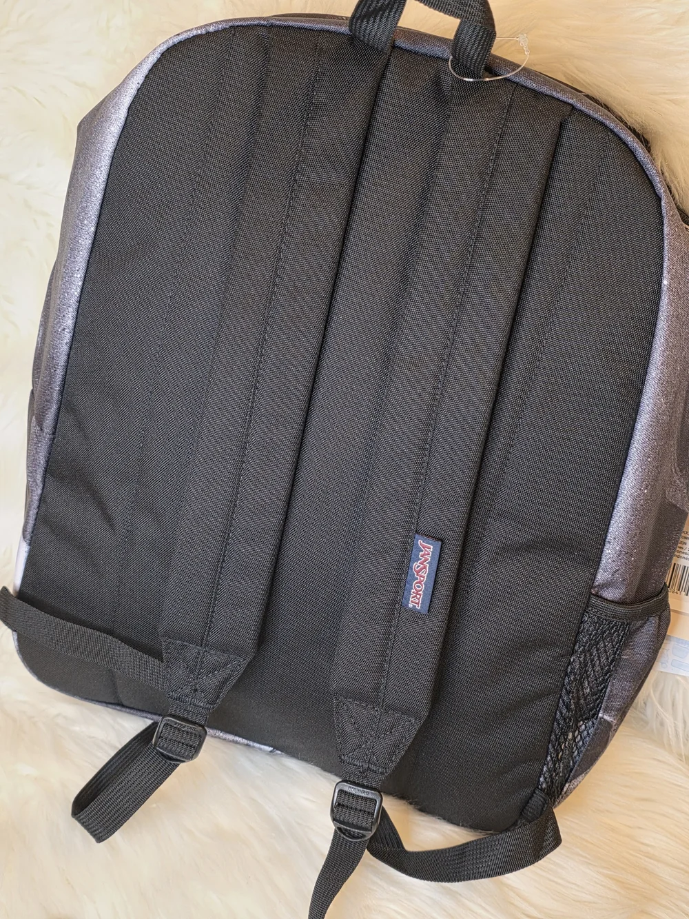 NWT Jansport Black & Gray Swirl Pattern Backpack EVENT HORIZON